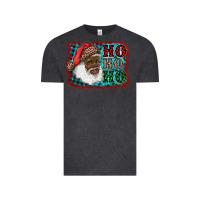 Vintage Black african american santa ho ho ho Vintage Tee - RanaPortraitStore