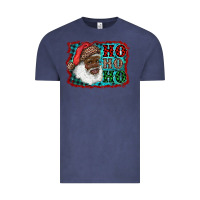 Vintage Denim african american santa ho ho ho Vintage Tee - RanaPortraitStore
