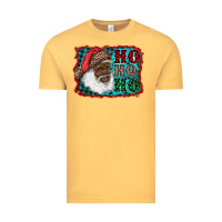 Vintage Mustard african american santa ho ho ho Vintage Tee - RanaPortraitStore