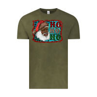 Vintage Olive african american santa ho ho ho Vintage Tee - RanaPortraitStore