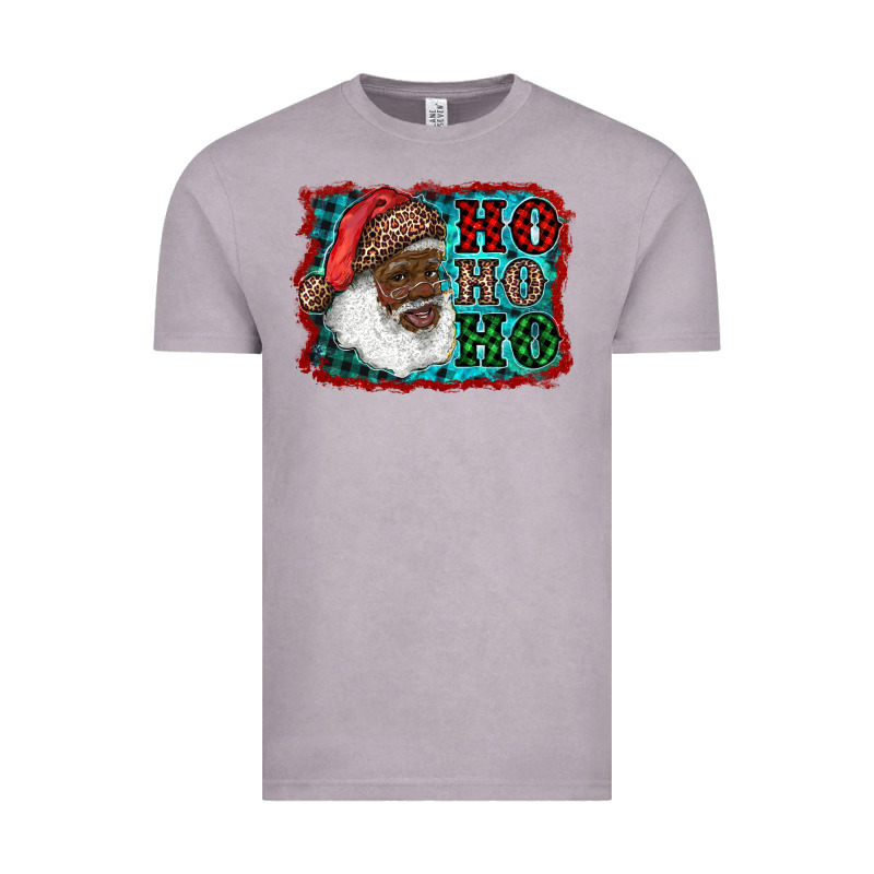 African American Santa Ho Ho Ho Vintage Tee by RanaPortraitStore | Teevron