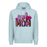 Blue Mist Cool mom Mother's Day Premium Hoodie - FaDigitalArtStudio
