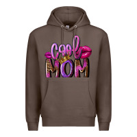 Coffee Cool mom Mother's Day Premium Hoodie - FaDigitalArtStudio