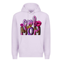Lilac Cool mom Mother's Day Premium Hoodie - FaDigitalArtStudio
