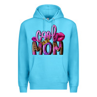 Ocean Blue Cool mom Mother's Day Premium Hoodie - FaDigitalArtStudio