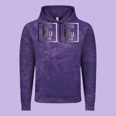 Hustle Harder Neon Vintage Hoodie Designed By Bettercallsaul
