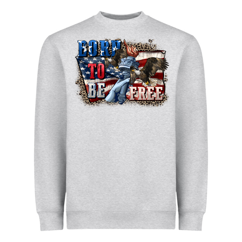 Born To Be Free Heavyweight Sweatshirt by CowGirlArtShop | Teevron