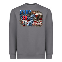 Storm Born to be free Heavyweight Sweatshirt - CowGirlArtShop