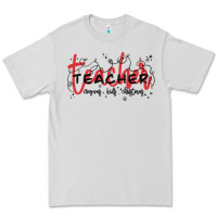 Dove Grey christmas teacher Premium Tee - MaliasSmallBusiness