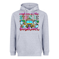 Heather Grey captain of the struggle bus bus Heavyweight Hoodie - CowhideDigitalArt