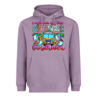 Lavender captain of the struggle bus bus Heavyweight Hoodie - CowhideDigitalArt
