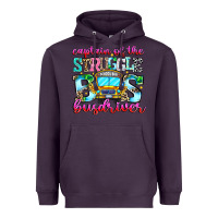 Plum captain of the struggle bus bus Heavyweight Hoodie - CowhideDigitalArt