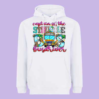 Captain Of The Struggle Bus Bus Heavyweight Hoodie Designed By Cowhidedigitalart