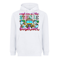 White captain of the struggle bus bus Heavyweight Hoodie - CowhideDigitalArt