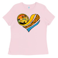 Bus Driver Off Duty Heart Ladies Tee | Teevron