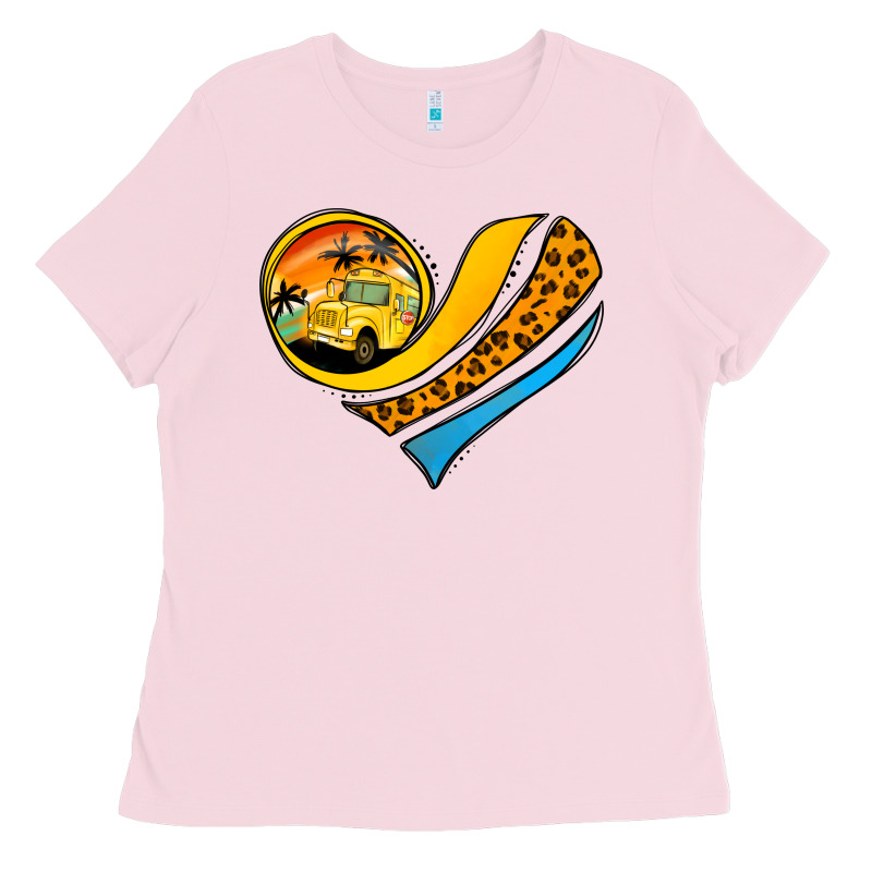 Bus Driver Off Duty Heart Ladies Tee by Jasminsmagicworld | Teevron