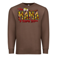 Chestnut this mama is raising ballers softball and baseball Premium Sweatshirt - CowhideDigitalArt