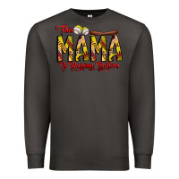 Smoke this mama is raising ballers softball and baseball Premium Sweatshirt - CowhideDigitalArt