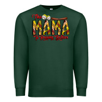 Sports Green this mama is raising ballers softball and baseball Premium Sweatshirt - CowhideDigitalArt