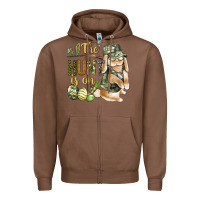 Chestnut The Hunt Is On Zipper Hoodie - BundleAndBundleShop