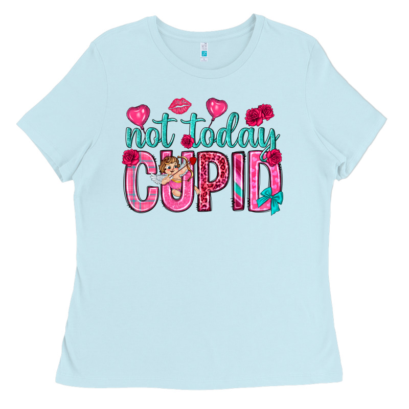 Not Today Cupid Ladies Tee by NancyCooperArtShop | Teevron