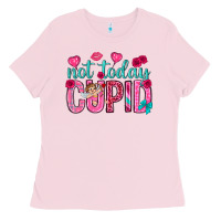 Bubblegum Pink not today cupid Ladies Tee - NancyCooperArtShop