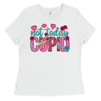 White not today cupid Ladies Tee - NancyCooperArtShop