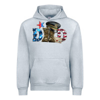 Heather Grey dad military boots and hat Urban Hoodie - Artiststas