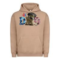 Pigment Burro dad military boots and hat Urban Hoodie - Artiststas