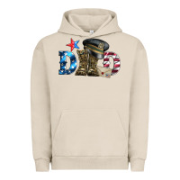 Pigment French Oak dad military boots and hat Urban Hoodie - Artiststas