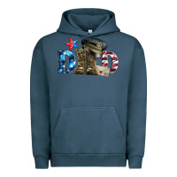 Pigment Midnight Navy dad military boots and hat Urban Hoodie - Artiststas