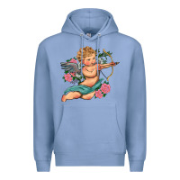 Colony Blue cupid valentine's day Premium Hoodie - RanaPortraitStore