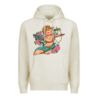 Oatmeal Heather cupid valentine's day Premium Hoodie - RanaPortraitStore