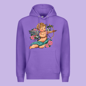 Cupid Valentine's Day Premium Hoodie Designed By Ranaportraitstore