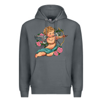 Rock cupid valentine's day Premium Hoodie - RanaPortraitStore