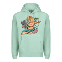 Seafoam cupid valentine's day Premium Hoodie - RanaPortraitStore