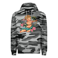 Slate Camo cupid valentine's day Premium Hoodie - RanaPortraitStore