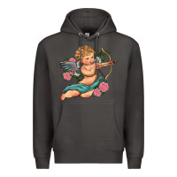 Smoke cupid valentine's day Premium Hoodie - RanaPortraitStore