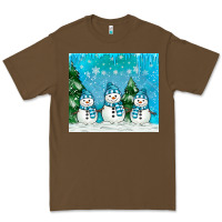 Cacao snowman Premium Tee - MaliasSmallBusiness