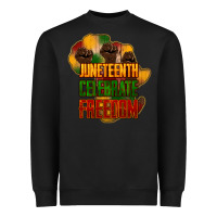 Black Juneteenth celebrate freedom Heavyweight Sweatshirt - HowdyJamesFarm