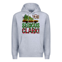 Heather Grey you serious clark with vacation car bbs Premium Hoodie - BundleAndBundleShop