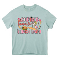 Arona cupid's favorite lunch lady Heavy Core Tee - MaliasSmallBusiness