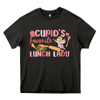 Asphalt cupid's favorite lunch lady Heavy Core Tee - MaliasSmallBusiness