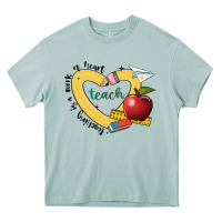 Arona teaching is a work of heart Heavy Core Tee - JahusDesignShop