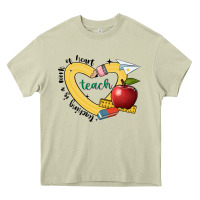 Mossy teaching is a work of heart Heavy Core Tee - JahusDesignShop