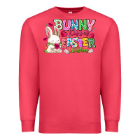 Cardinal Bunny Kisses Easter Wishes Premium Sweatshirt - CowhideDigitalArt