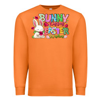 Carrot Bunny Kisses Easter Wishes Premium Sweatshirt - CowhideDigitalArt