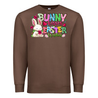 Chestnut Bunny Kisses Easter Wishes Premium Sweatshirt - CowhideDigitalArt