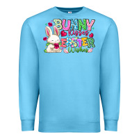 Ocean Blue Bunny Kisses Easter Wishes Premium Sweatshirt - CowhideDigitalArt