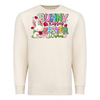 Sandshell Bunny Kisses Easter Wishes Premium Sweatshirt - CowhideDigitalArt
